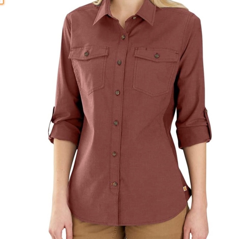 Carhartt Womens Rugged Flex Bozeman Shirt in XXL 🔥HP🔥
